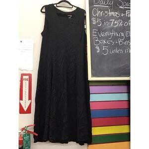 Attitudes renee women’s maxi dress size XL sleeveless black new from HSN